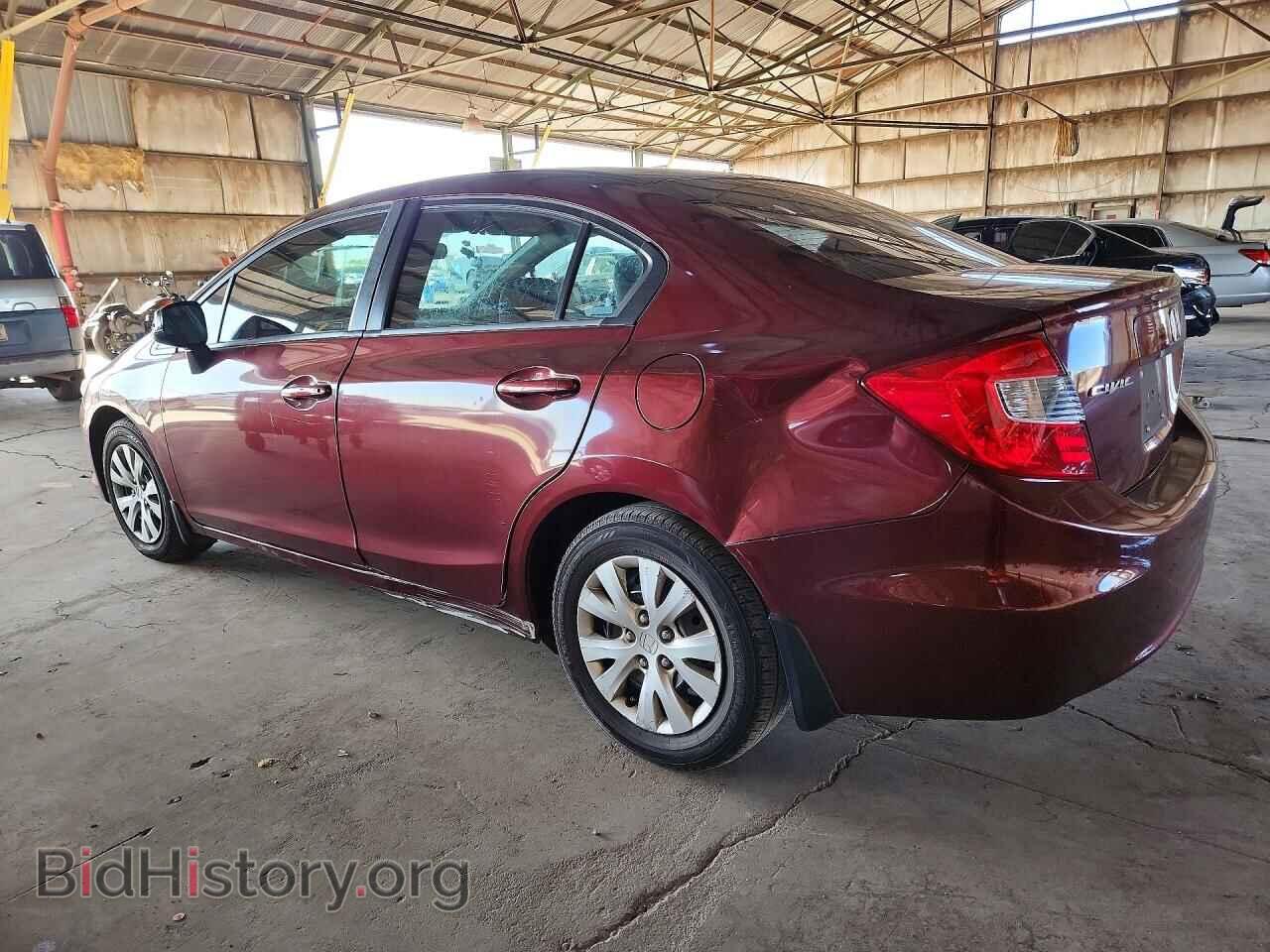 2012 HONDA CIVIC - VIN: 2HGFB2F58CH598312 - Фото 2