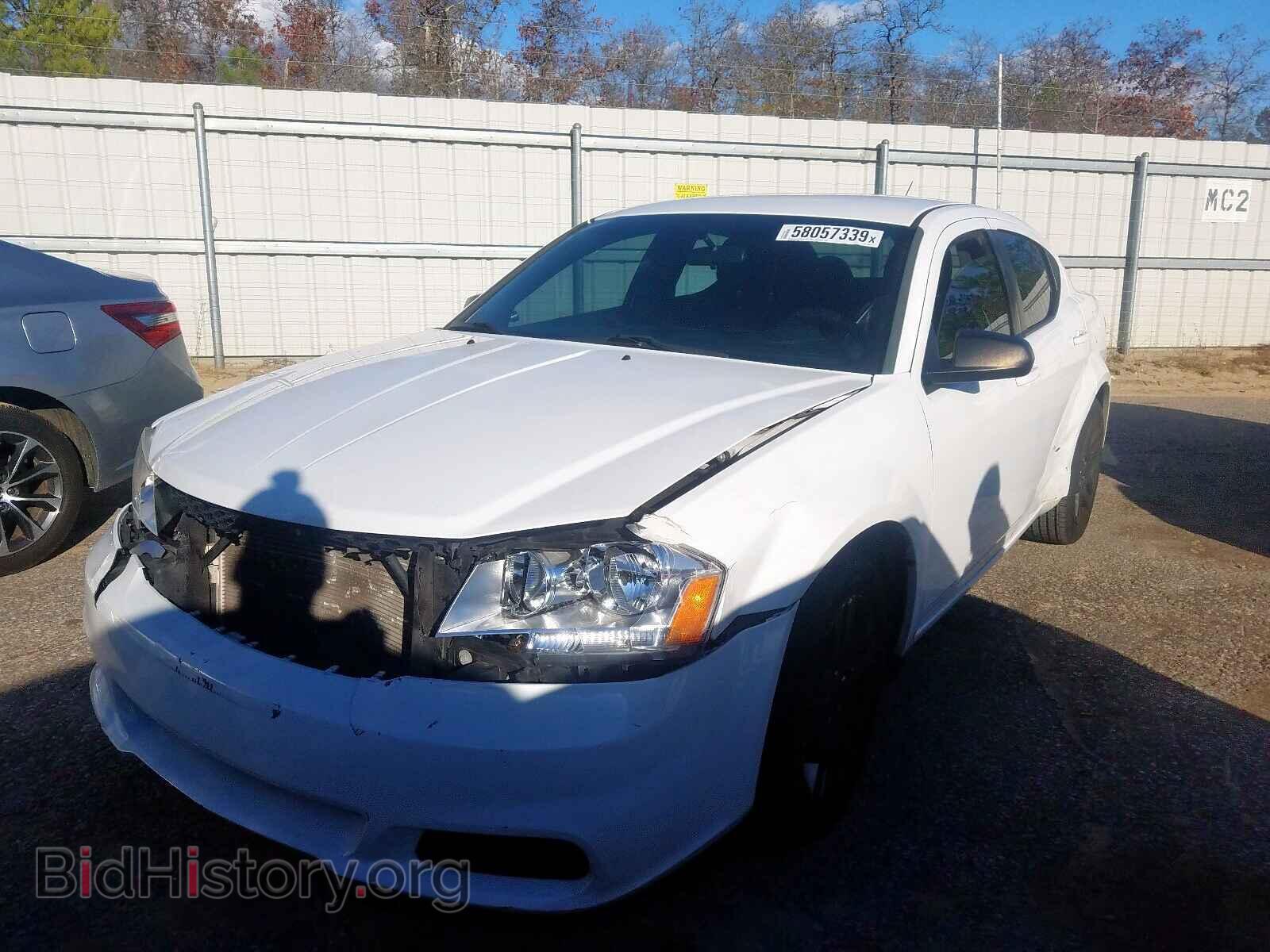 2014 DODGE AVENGER - VIN: 1C3CDZAB3EN143903 - Фото 2
