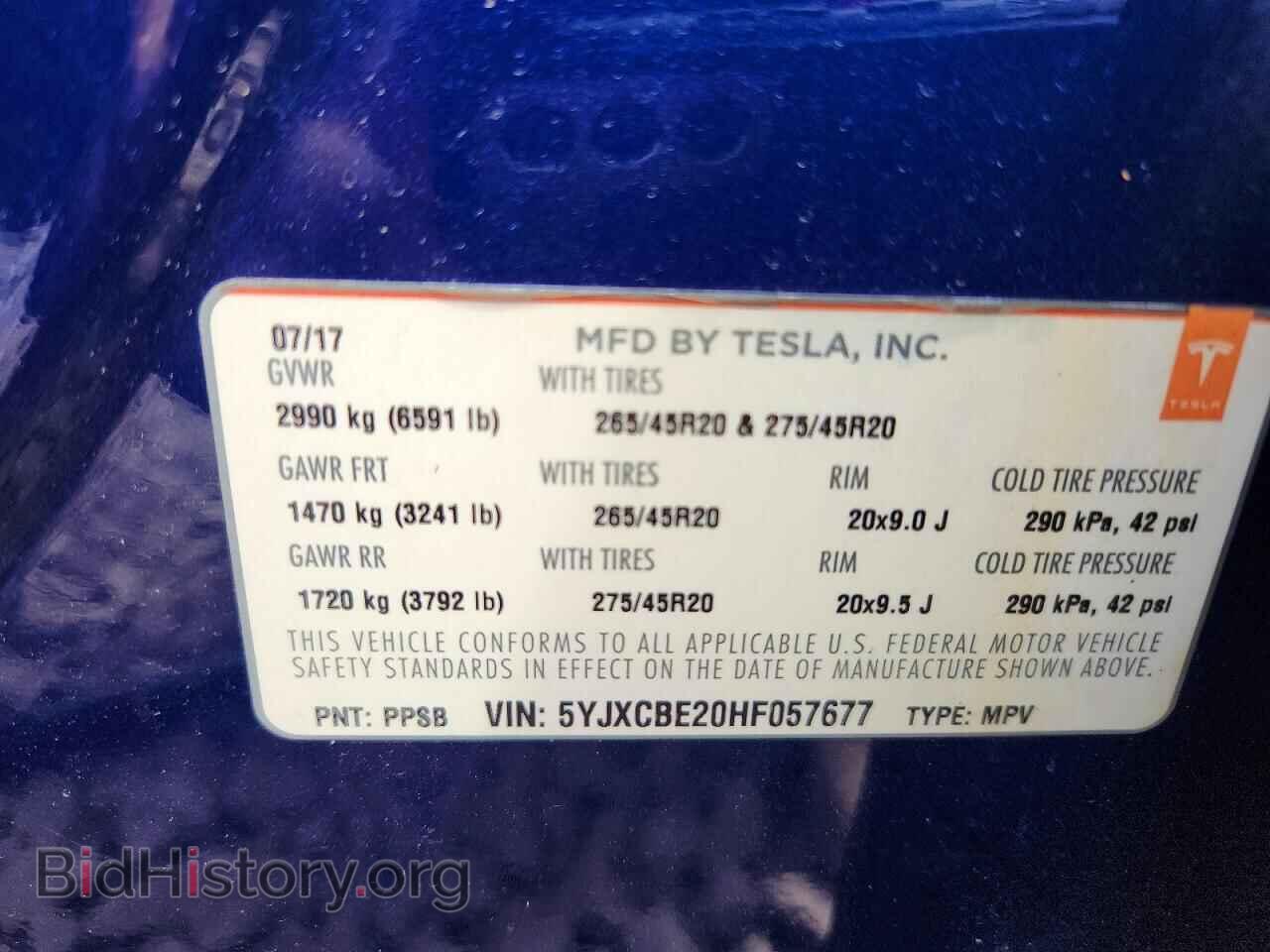 2017 TESLA MODEL X - VIN: 5YJXCBE20HF057677 - Photo 13