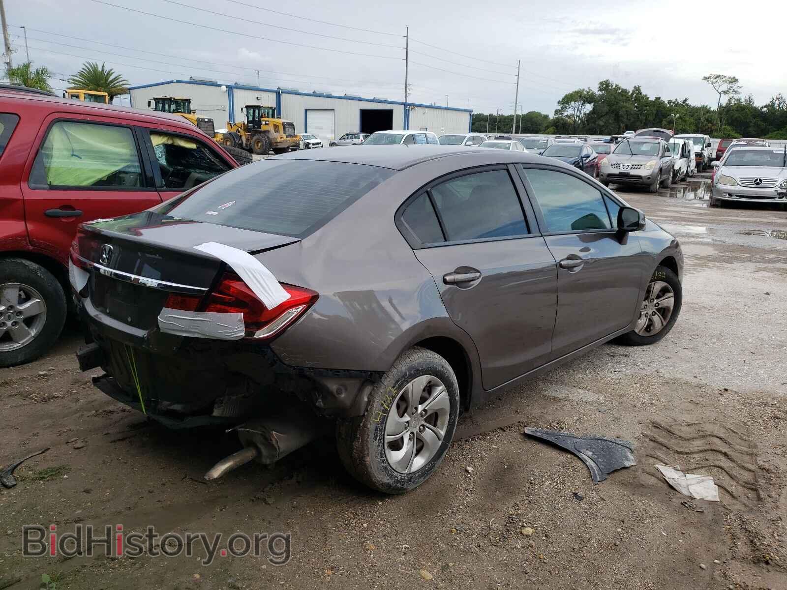 2013 HONDA CIVIC - VIN: 19XFB2F50DE001178 - Фото 4