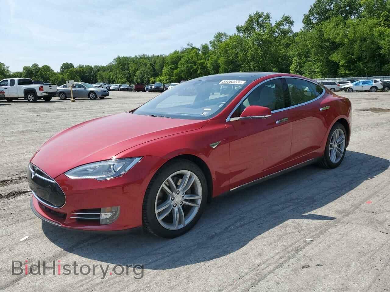 Photo 5YJSA1H28FF100410 - TESLA MODEL S 2015