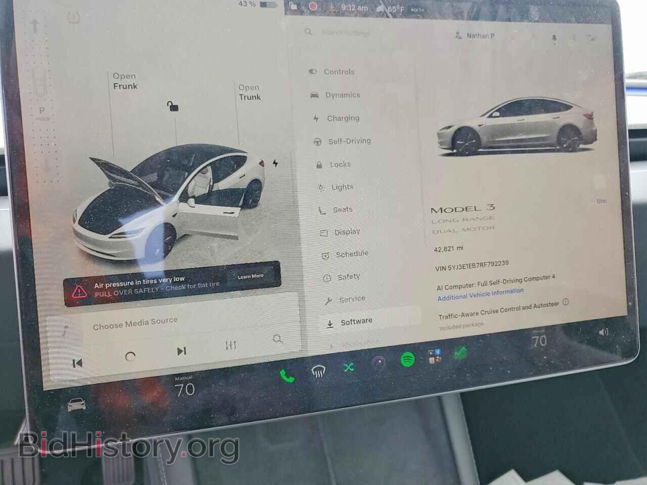 2024 TESLA MODEL 3 - VIN: 5YJ3E1EB7RF792239 - Photo 9