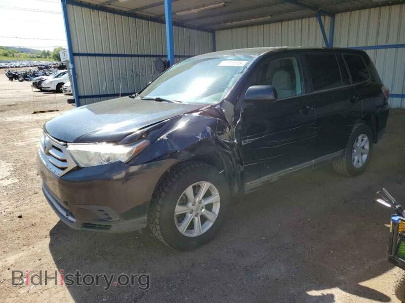 2013 Toyota HIGHLANDER Base (VIN 5TDBK3EH8DS196713) — photo 1 of 13, Copart, damage: front end