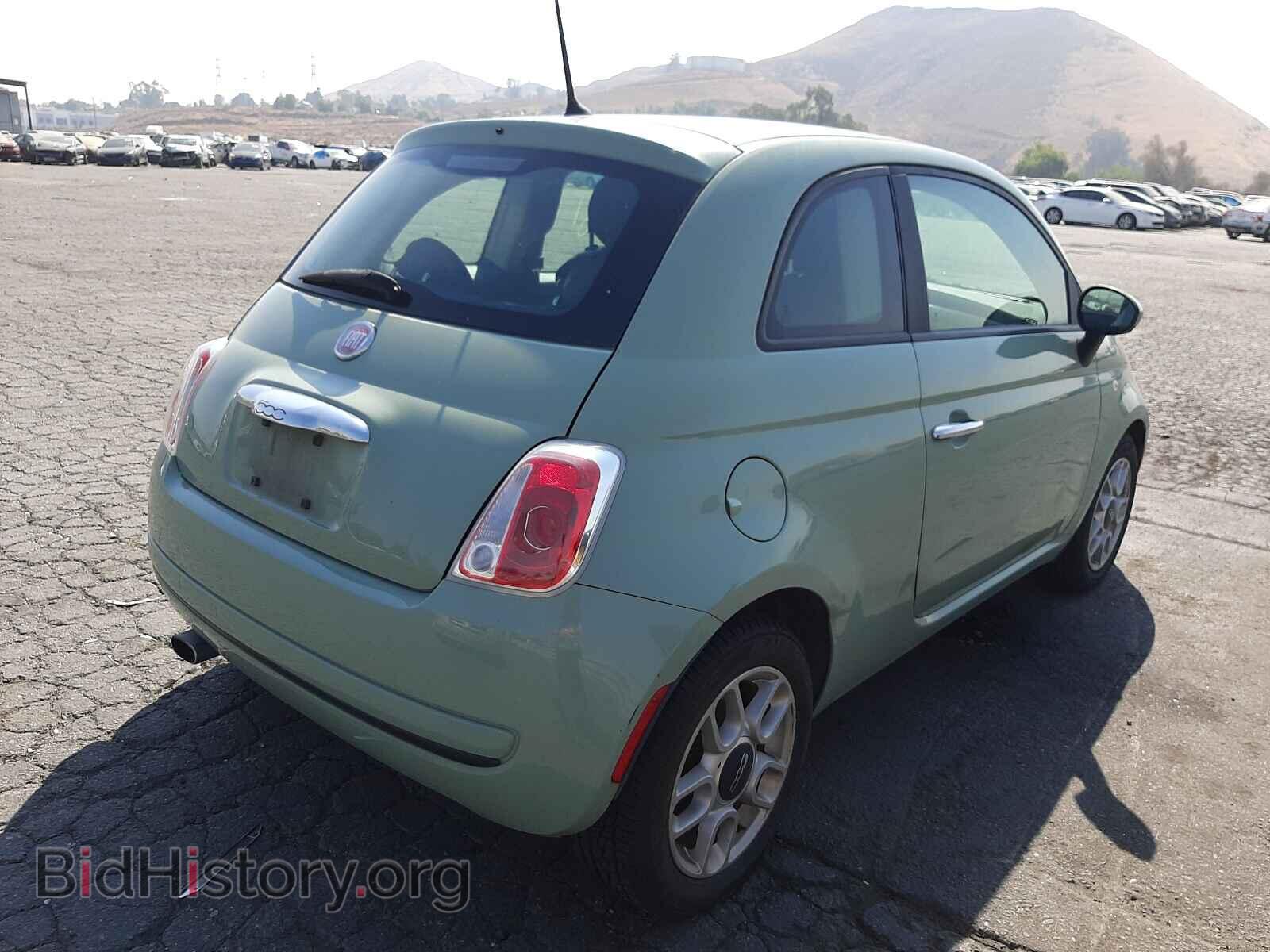 2012 FIAT 500 - VIN: 3C3CFFAR9CT366370 - Фото 4