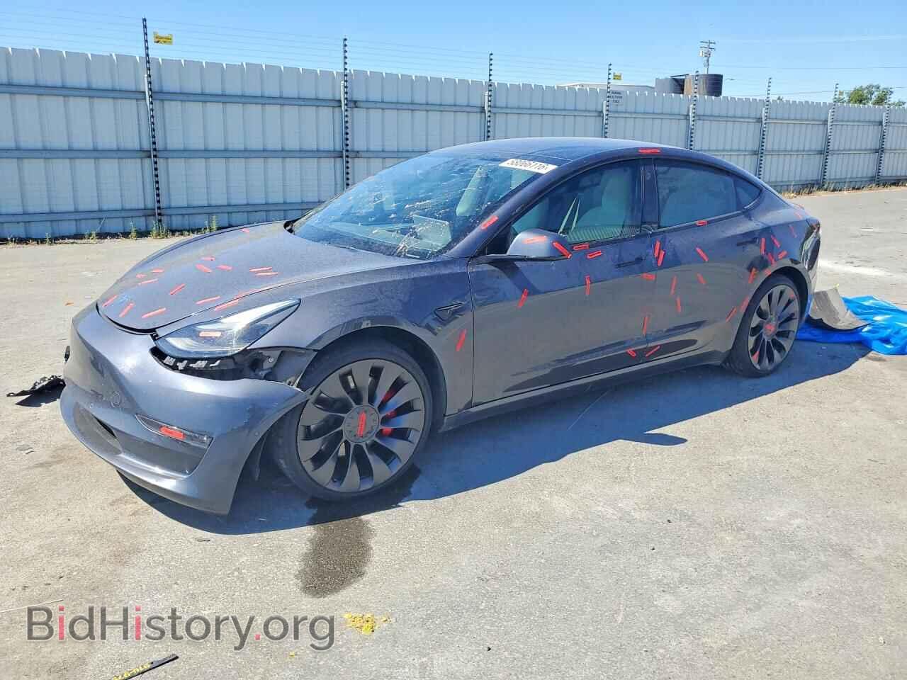 Photo 5YJ3E1EC6NF242033 - TESLA MODEL 3 2022