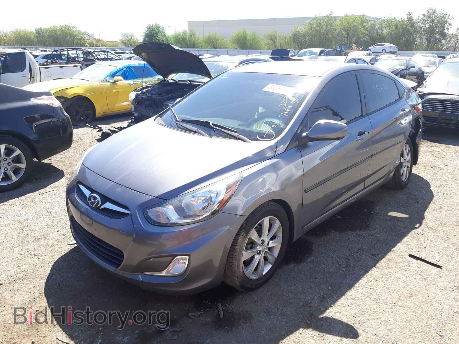 2013 HYUNDAI ACCENT - VIN: KMHCU4AE4DU568720 - Фото 2