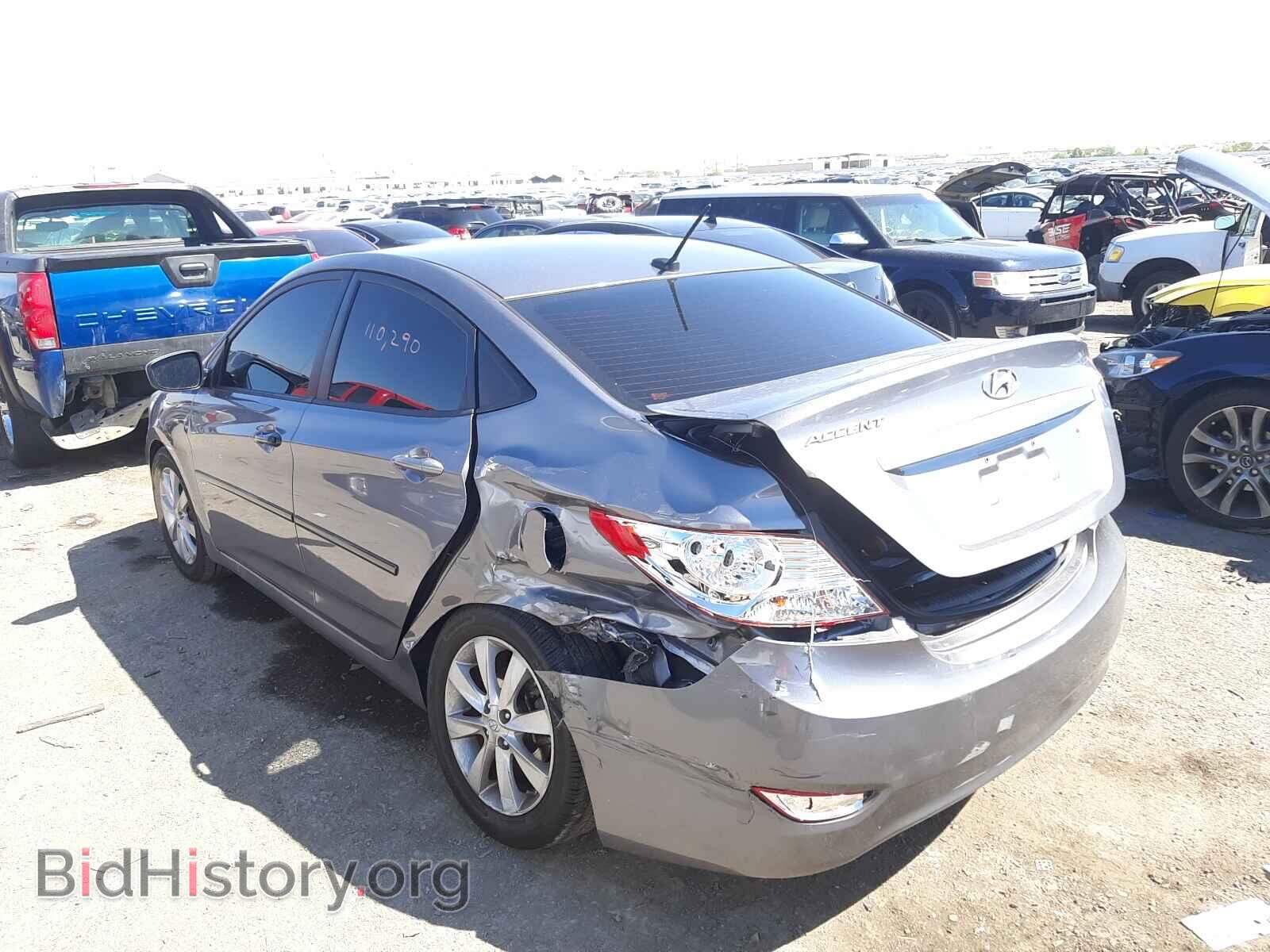 2013 HYUNDAI ACCENT - VIN: KMHCU4AE4DU568720 - Фото 3