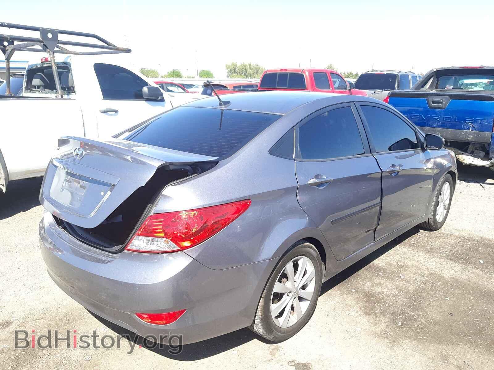 2013 HYUNDAI ACCENT - VIN: KMHCU4AE4DU568720 - Фото 4