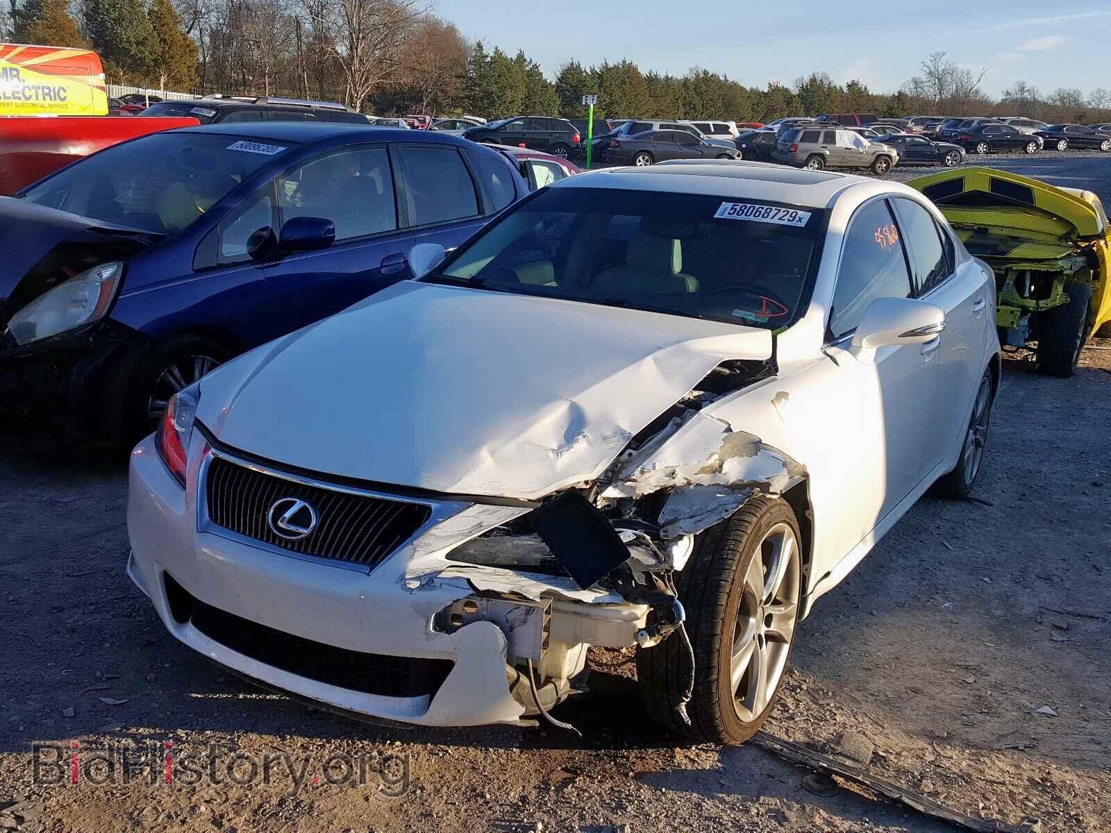 2012 LEXUS IS 250 - VIN: JTHBF5C25C5166733 - Фото 2