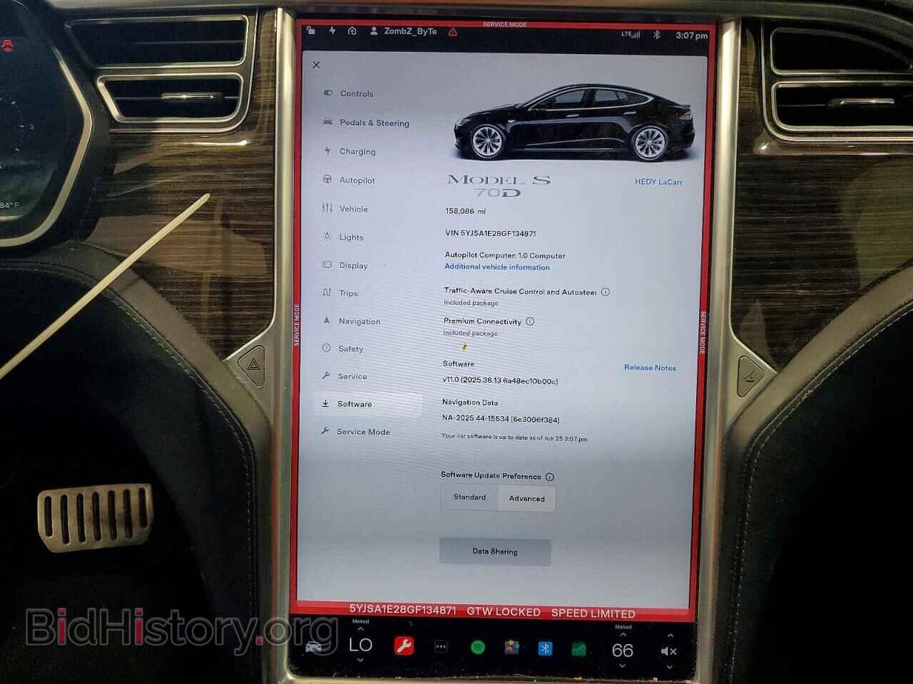 2016 TESLA MODEL S - VIN: 5YJSA1E28GF134871 - Photo 9