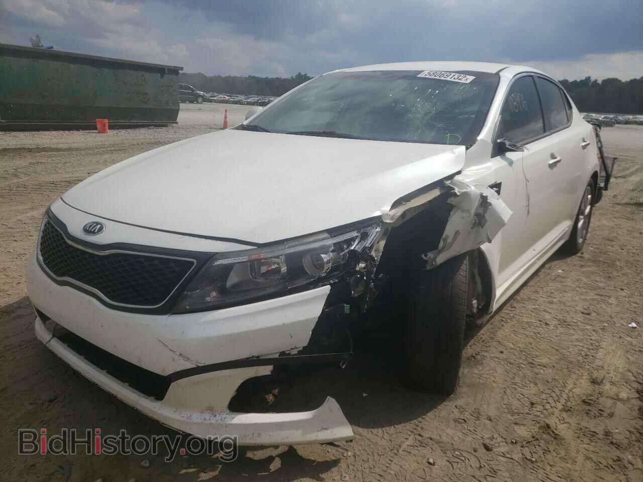 2015 KIA OPTIMA - VIN: KNAGM4A75F5614749 - Фото 2