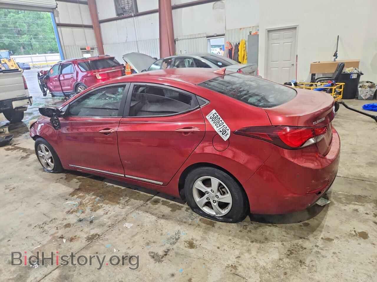 2014 HYUNDAI ELANTRA - VIN: 5NPDH4AE4EH546824 - Фото 2