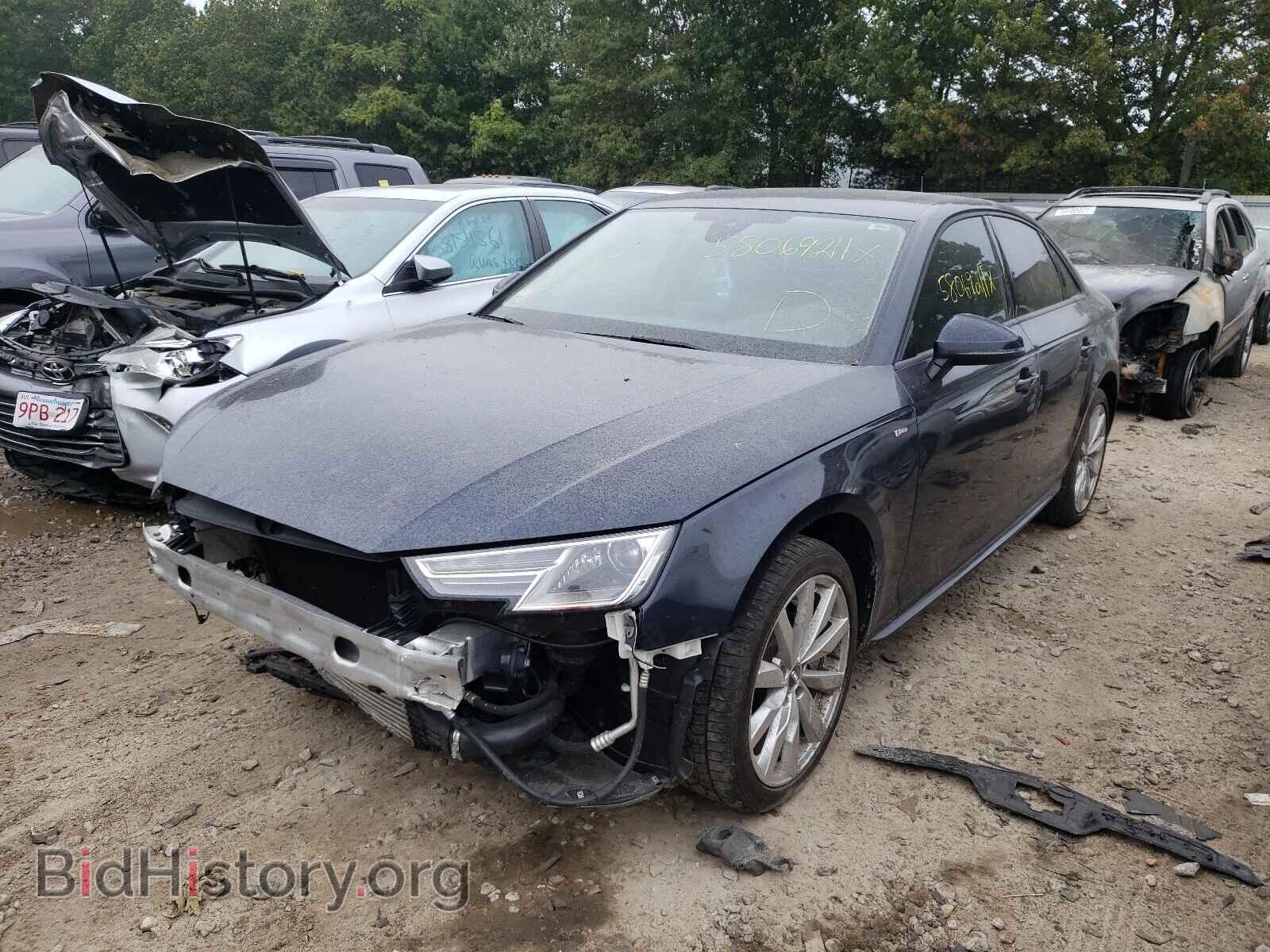 2018 AUDI A4 - VIN: WAUDNAF48JA038703 - Фото 2