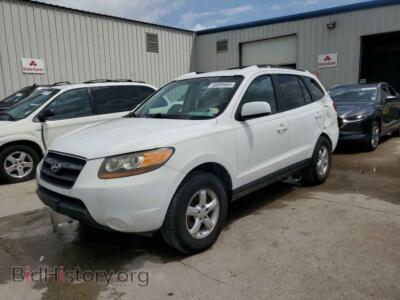 2007 Hyundai SANTA FE GLS, белый — VIN 5NMSG13D27H092425, Copart