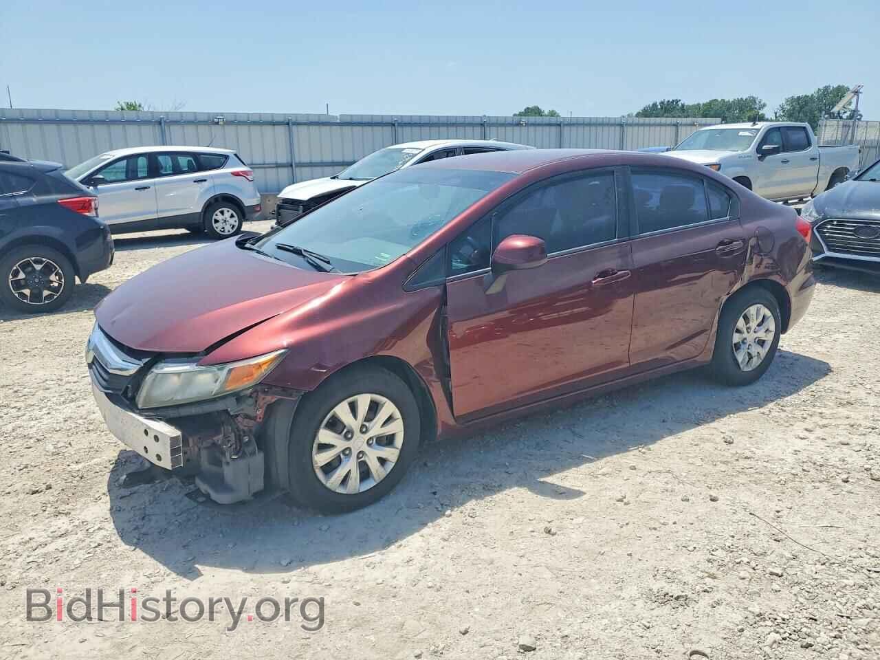 Photo 19XFB2F59CE003722 - HONDA CIVIC 2012