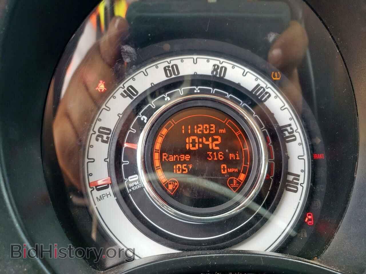 2012 FIAT 500 - VIN: 3C3CFFAR0CT380190 - Фото 9
