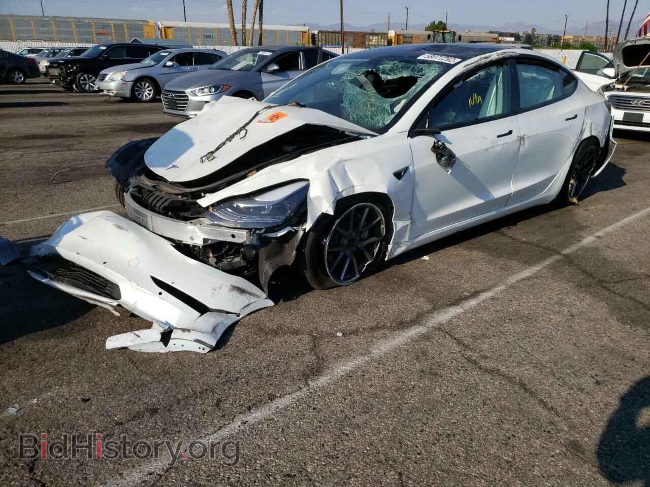 2022 TESLA MODEL 3 - VIN: 5YJ3E1EA0NF123134 - Фото 2