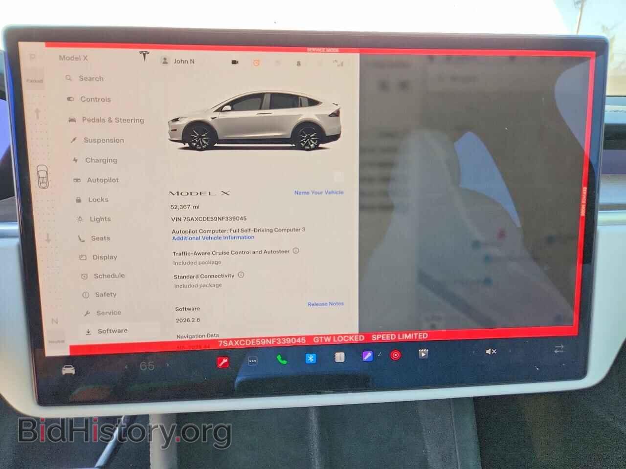 2022 TESLA MODEL X - VIN: 7SAXCDE59NF339045 - Photo 9