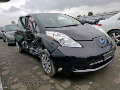 2017 Nissan LEAF Leaf S, черный — VIN 1N4BZ0CP3HC310313, Copart