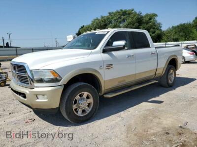 2012 Dodge RAM 2500 Longhorn, white — VIN 3C6UD5GL4CG333957, Copart