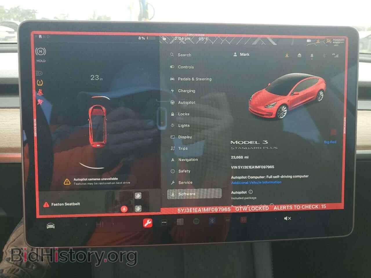2021 TESLA MODEL 3 - VIN: 5YJ3E1EA1MF097965 - Photo 9