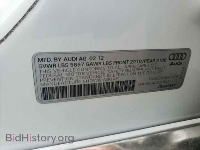 2012 AUDI A8 - VIN: WAURVAFD0CN027521 - Photo 10