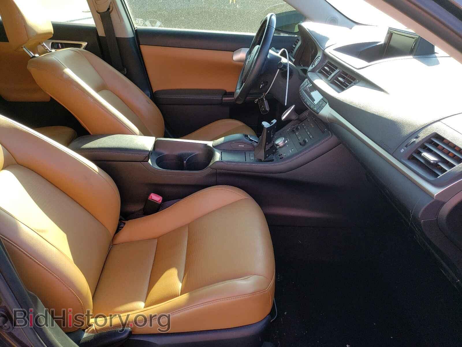 2012 LEXUS CT 200 - VIN: JTHKD5BH7C2112797 - Фото 5