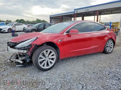 2019 Tesla MODEL 3, красный — VIN 5YJ3E1EA5KF483432, Copart