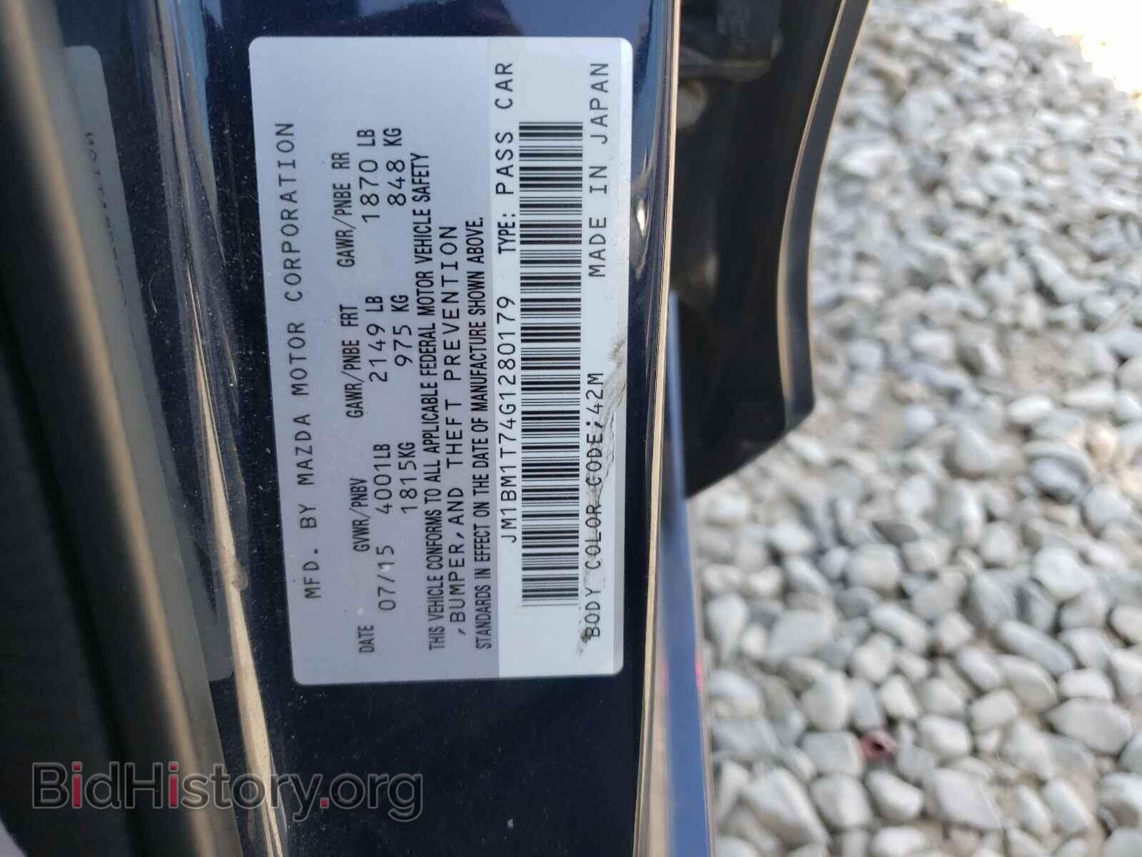 2016 MAZDA 3 - VIN: JM1BM1T74G1280179 - Фото 10