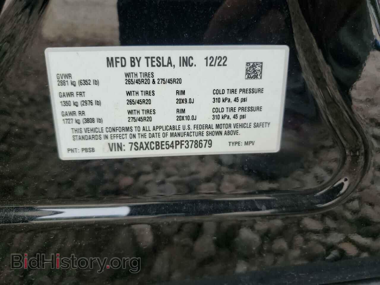 2023 TESLA MODEL X - VIN: 7SAXCBE54PF378679 - Photo 12