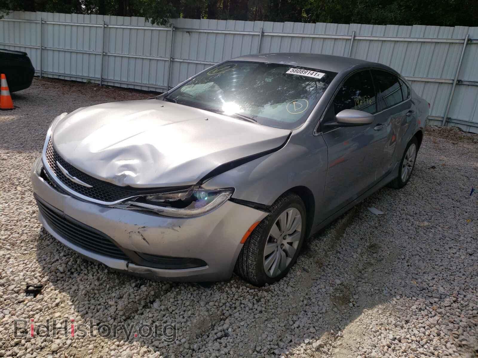 2015 CHRYSLER 200 - VIN: 1C3CCCFBXFN599620 - Фото 2