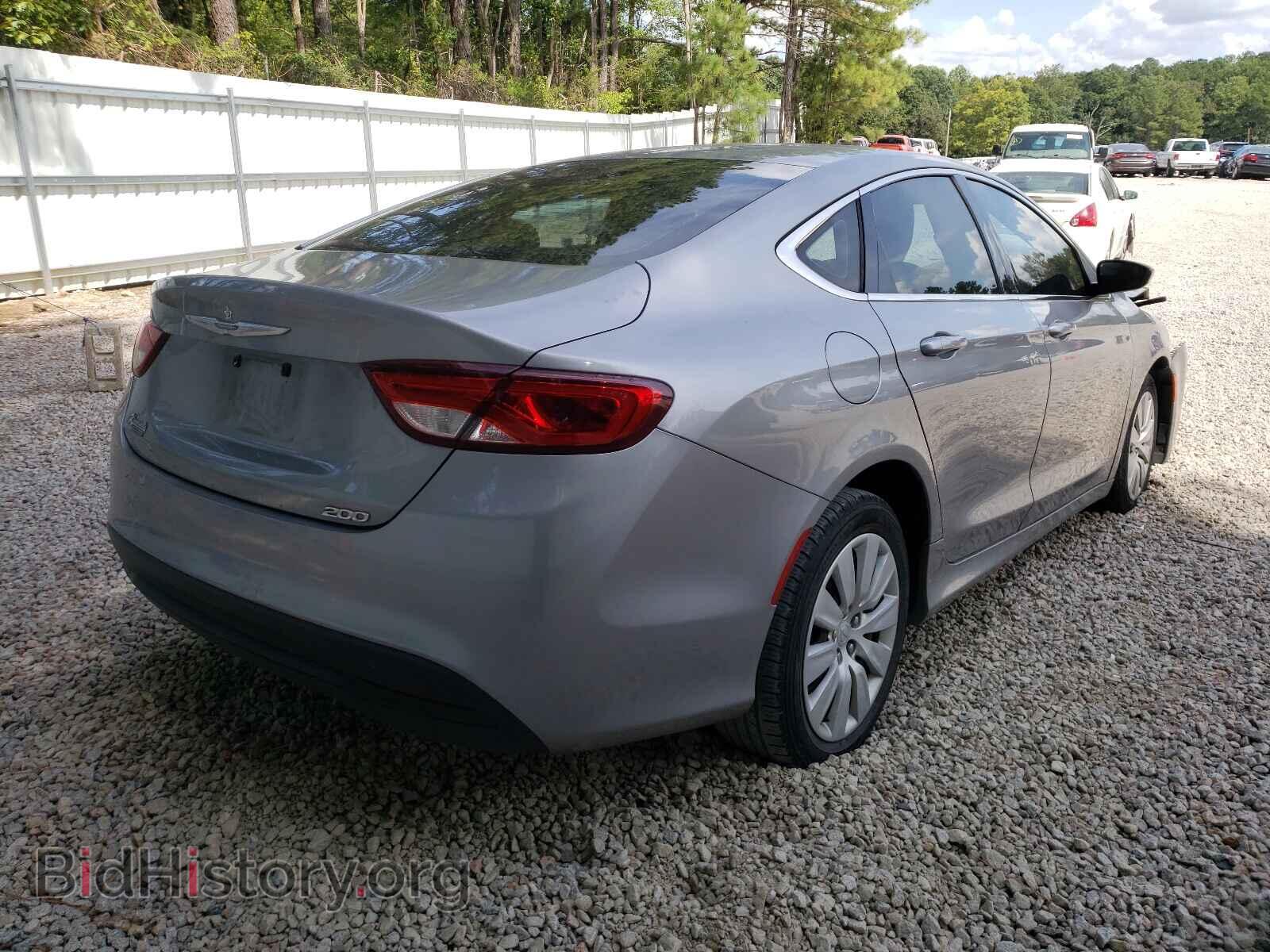 2015 CHRYSLER 200 - VIN: 1C3CCCFBXFN599620 - Фото 4