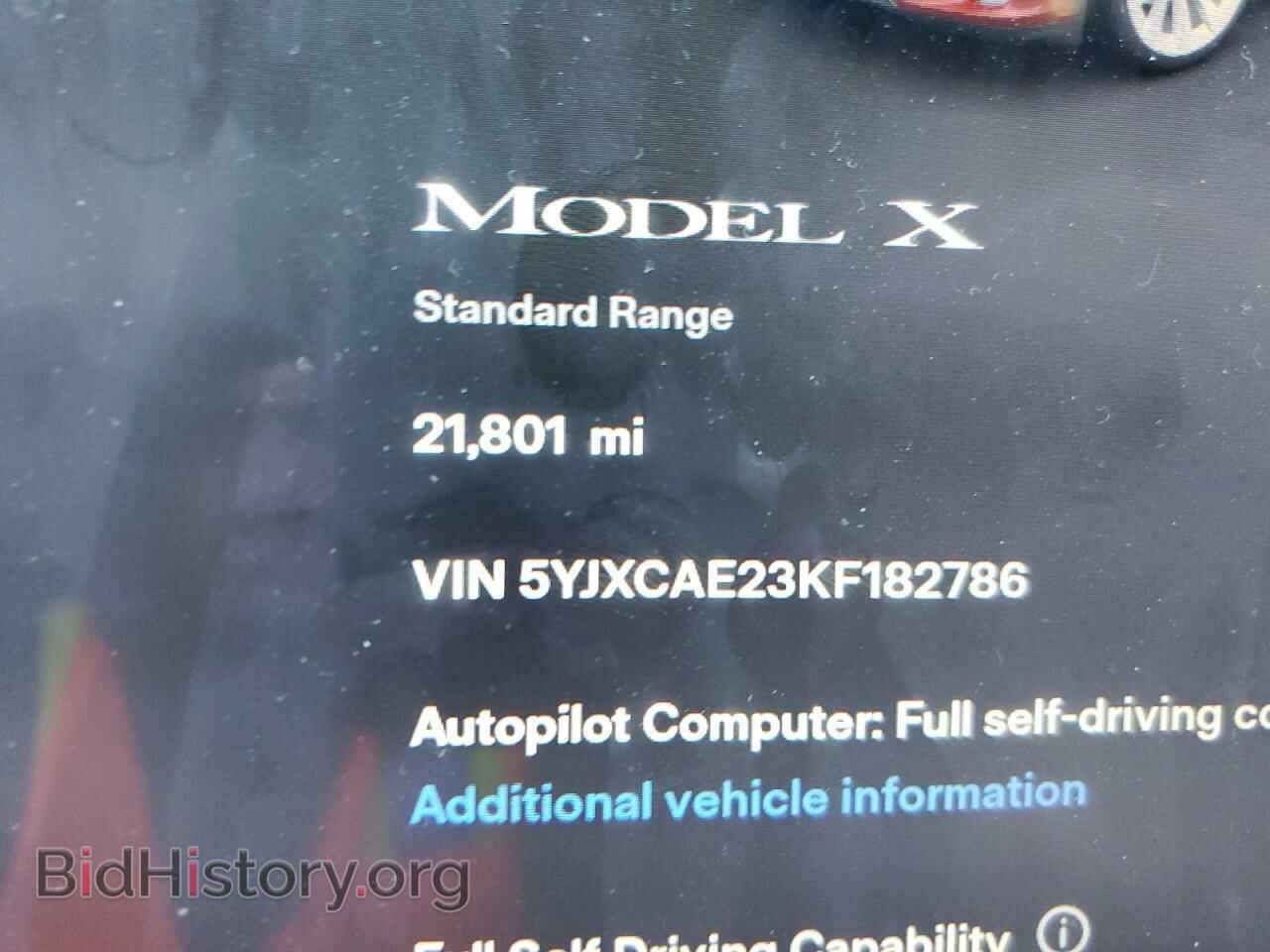 2019 TESLA MODEL X - VIN: 5YJXCAE23KF182786 - Photo 8