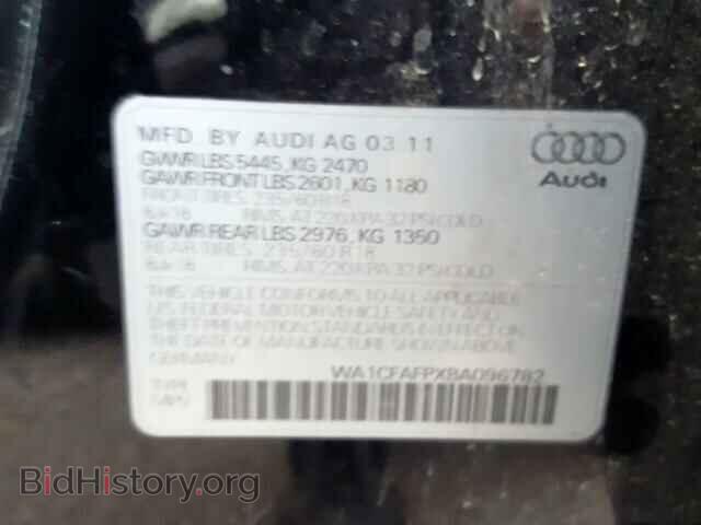 2011 AUDI Q5 - VIN: WA1CFAFPXBA096782 - Фото 10