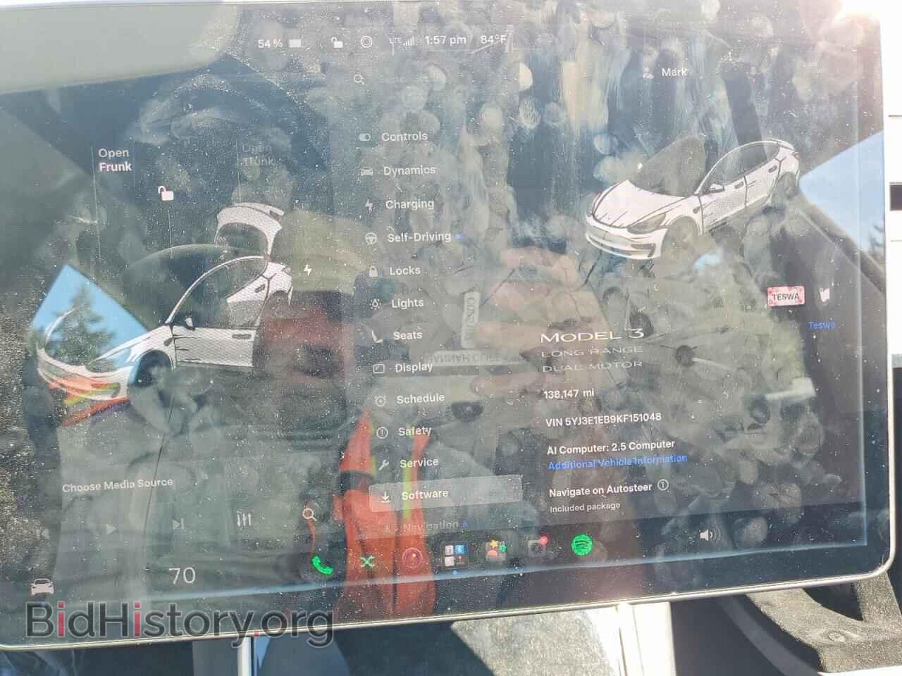 2019 TESLA MODEL 3 - VIN: 5YJ3E1EB9KF151048 - Photo 9