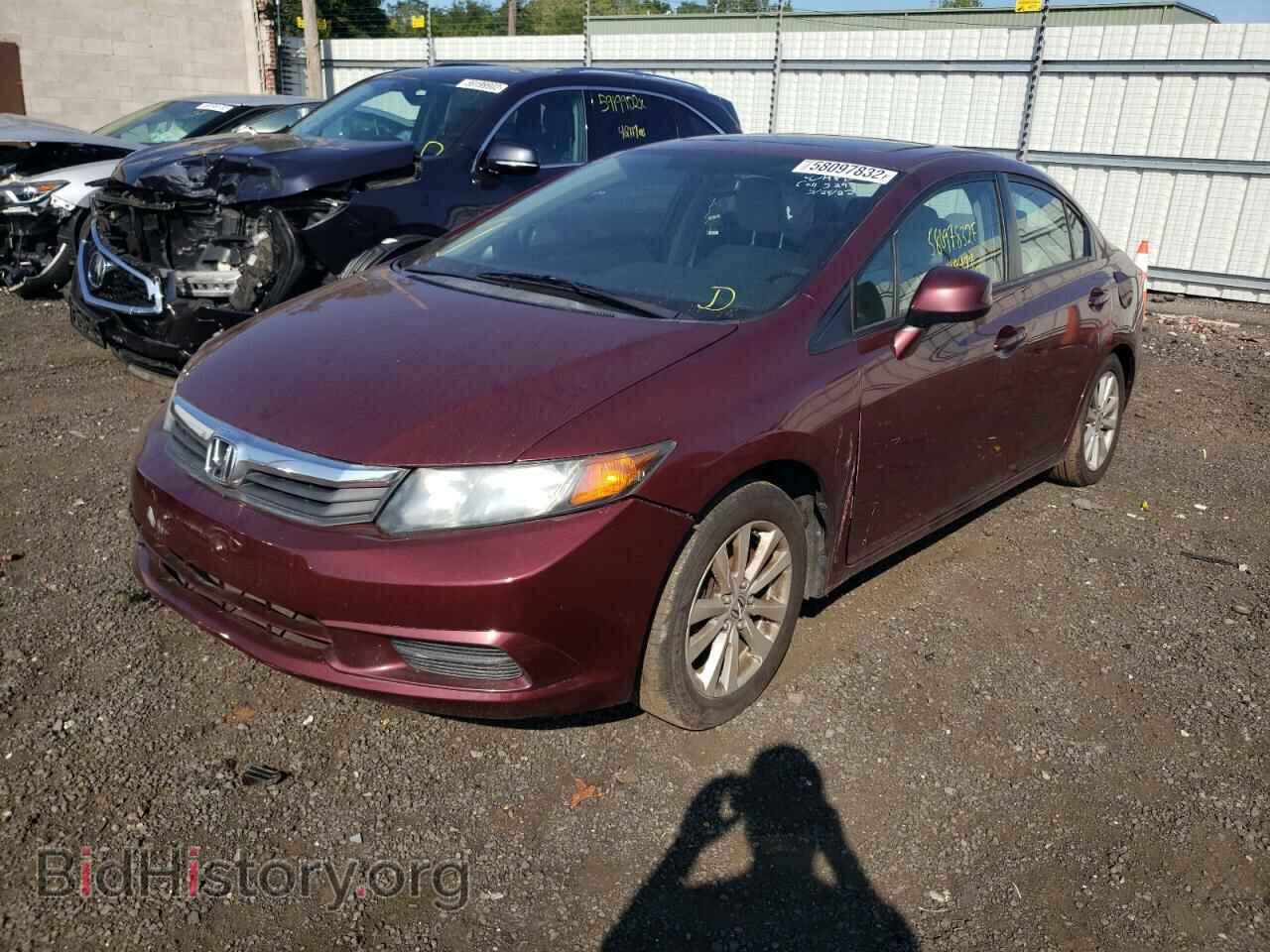 2012 HONDA CIVIC - VIN: 2HGFB2F85CH597810 - Фото 2