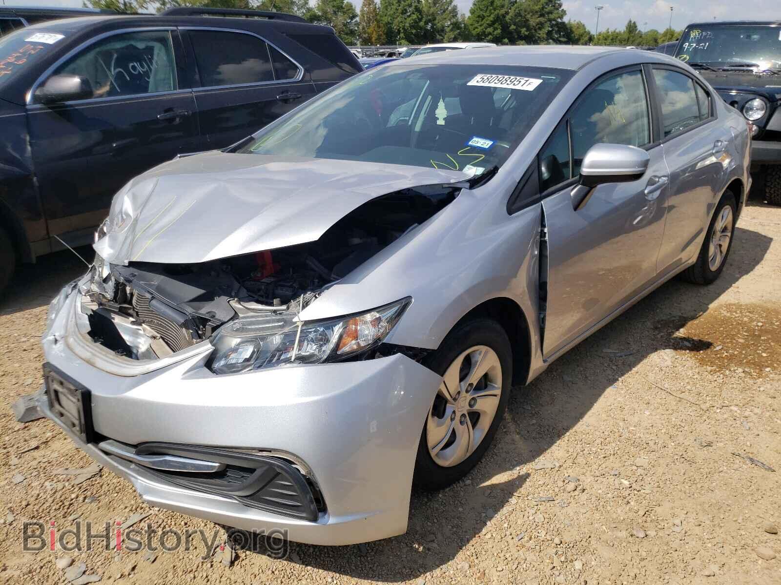 2014 HONDA CIVIC - VIN: 19XFB2F5XEE025585 - Фото 2