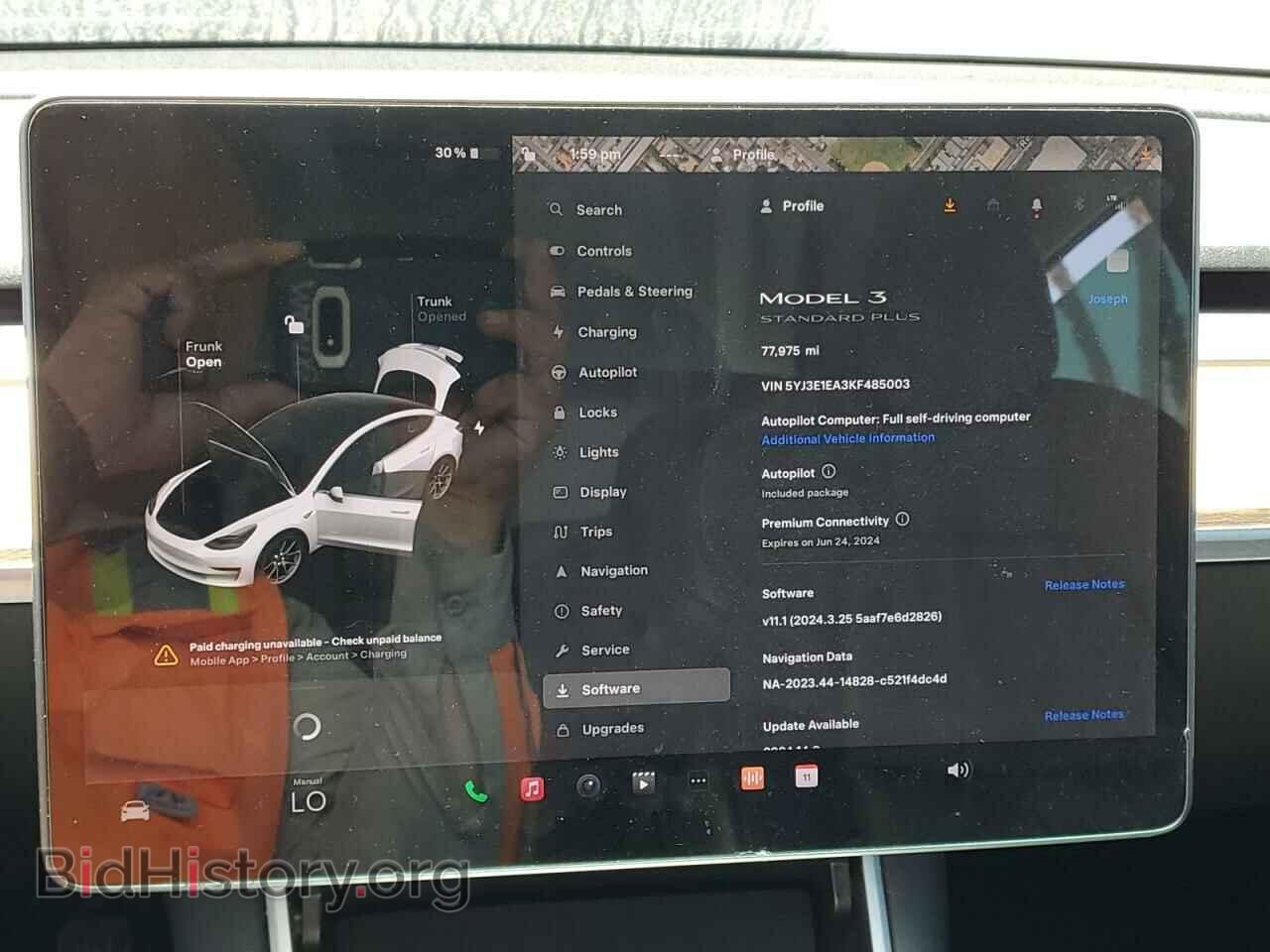 2019 TESLA MODEL 3 - VIN: 5YJ3E1EA3KF485003 - Photo 9