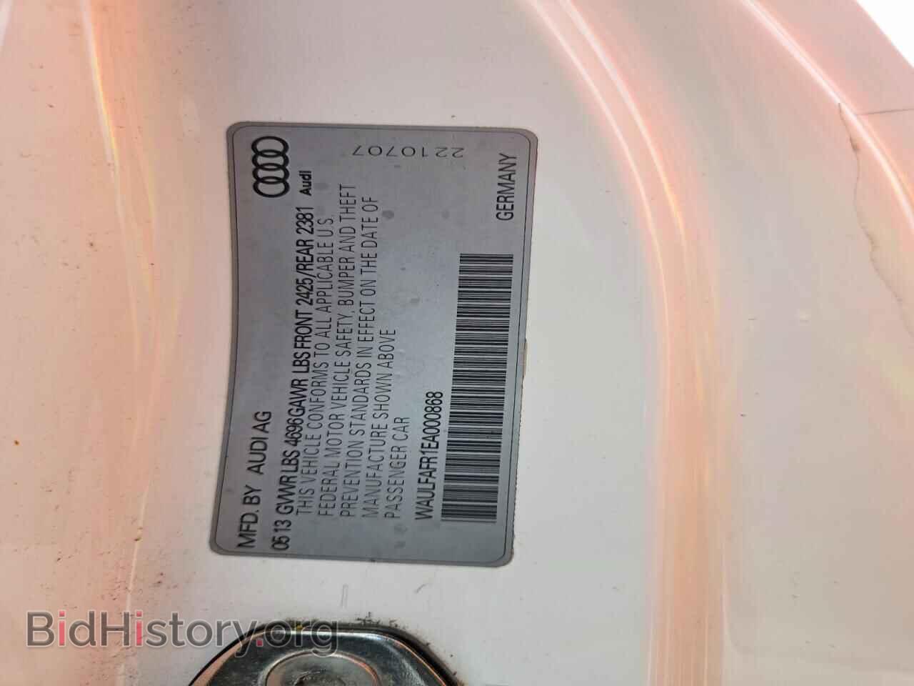 2014 AUDI A5 - VIN: WAULFAFR1EA000868 - Photo 13