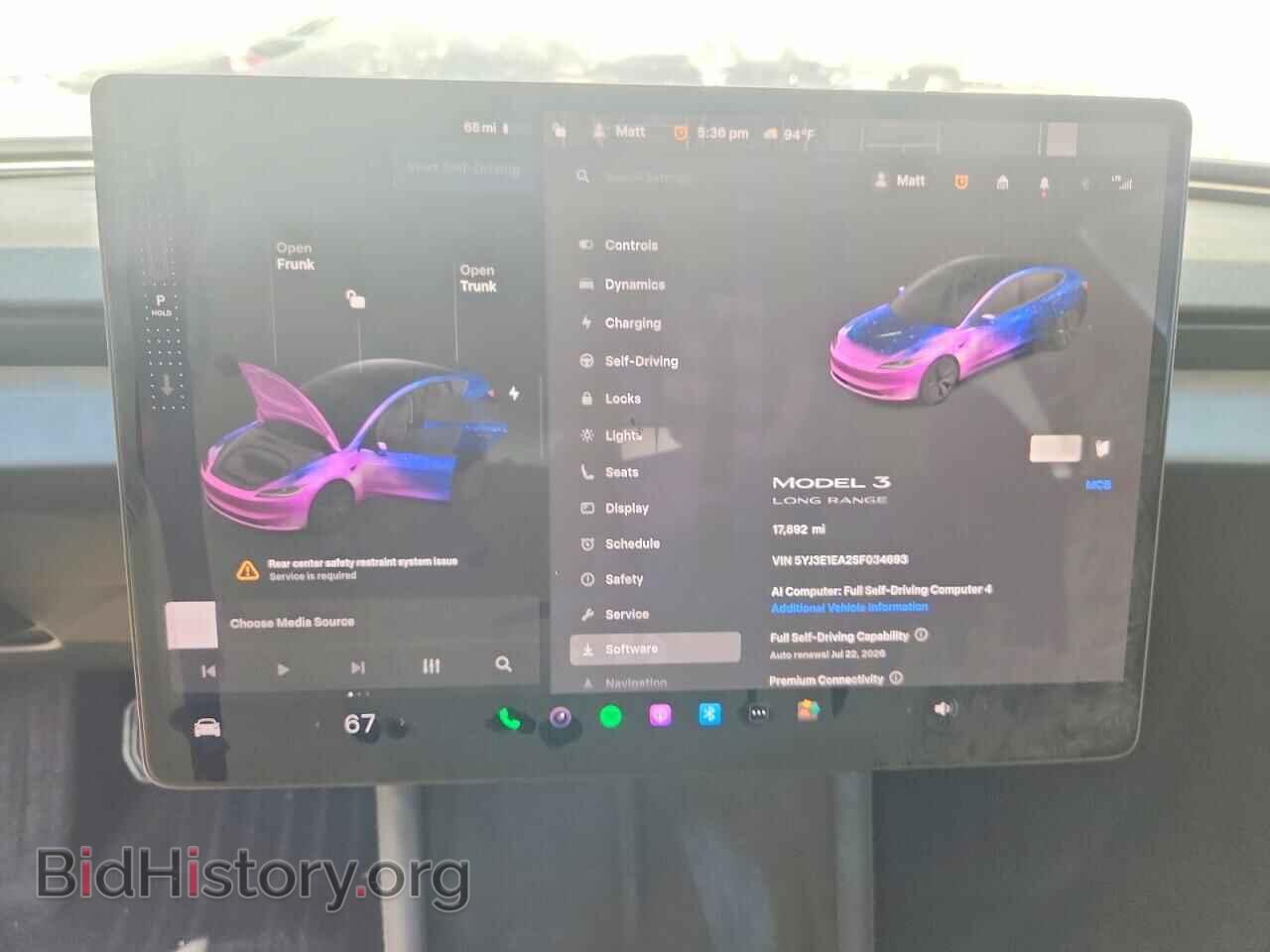 2025 TESLA MODEL 3 - VIN: 5YJ3E1EA2SF034693 - Photo 9