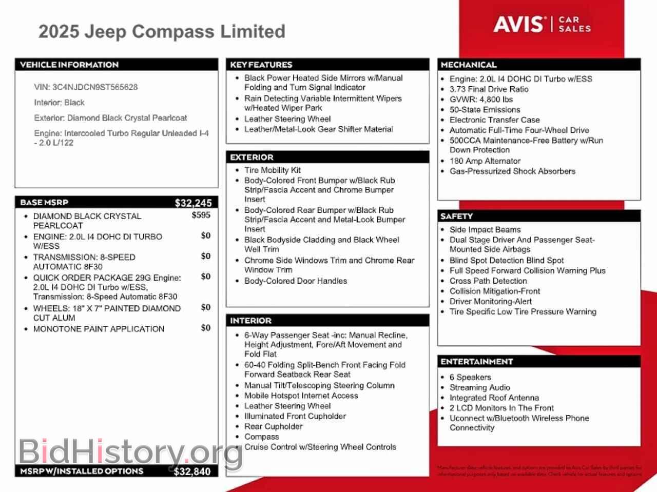 2025 JEEP COMPASS - VIN: 3C4NJDCN9ST565628 - Photo 13