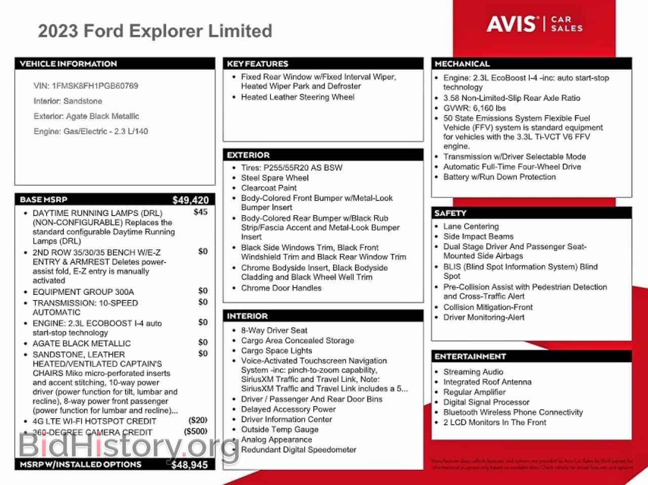2023 FORD EXPLORER - VIN: 1FMSK8FH1PGB60769 - Photo 13
