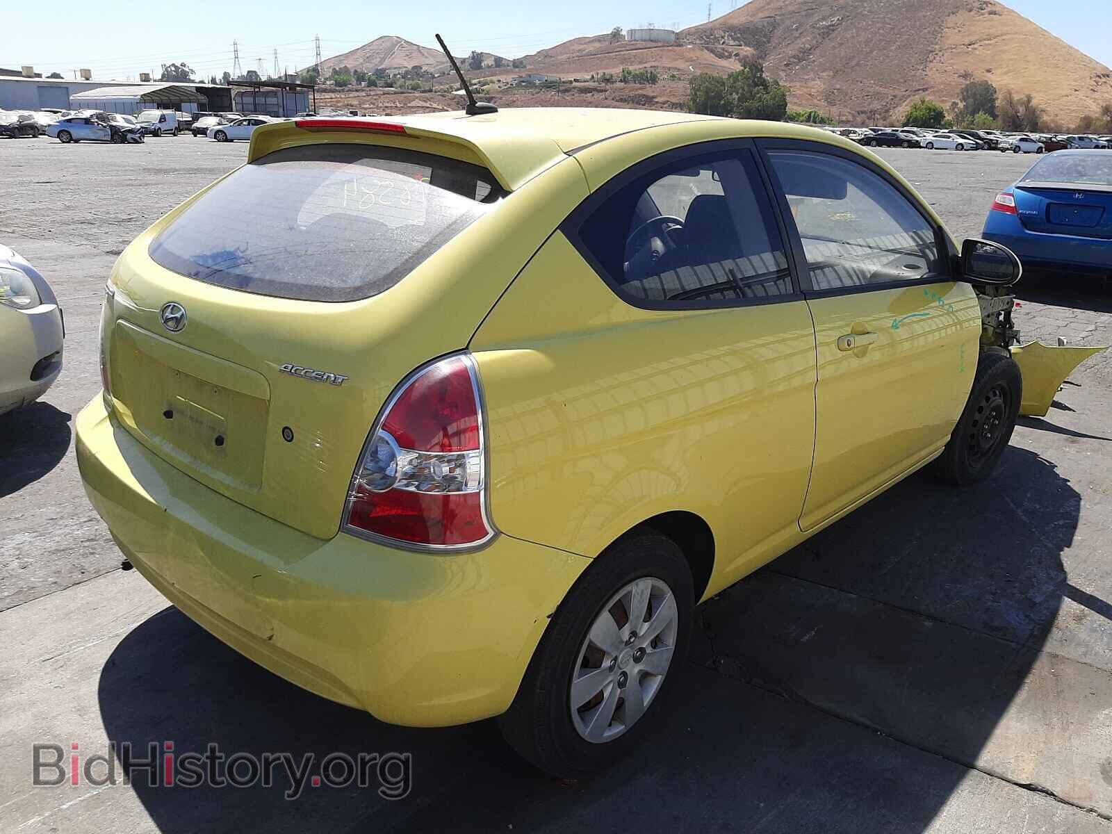 2009 HYUNDAI ACCENT - VIN: KMHCM36CX9U126677 - Фото 4