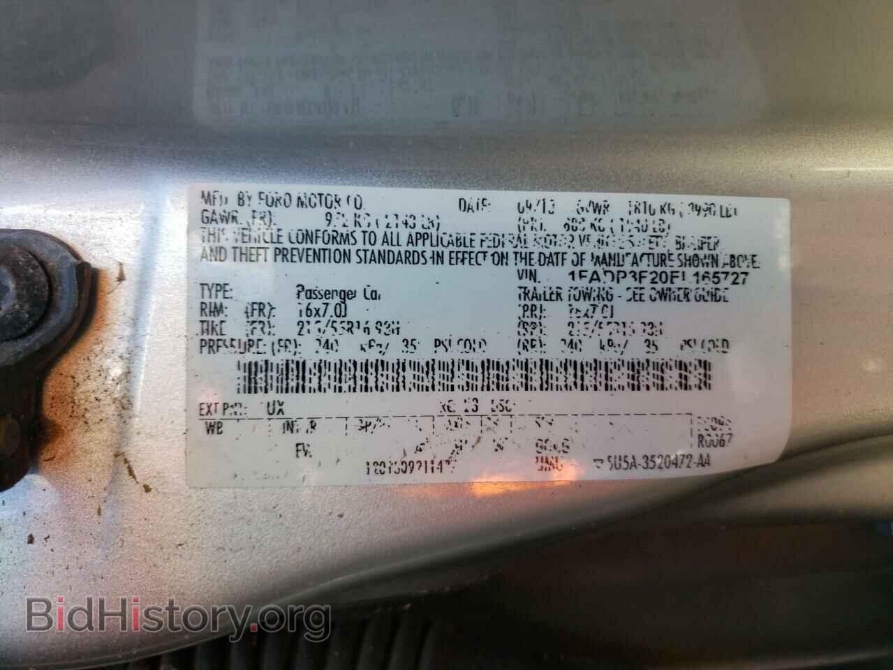 2014 FORD FOCUS - VIN: 1FADP3F20EL165727 - Photo 10