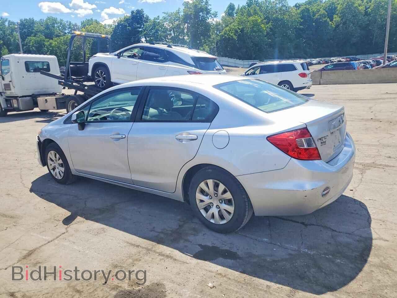 2012 HONDA CIVIC - VIN: 2HGFB2F54CH607166 - Фото 2