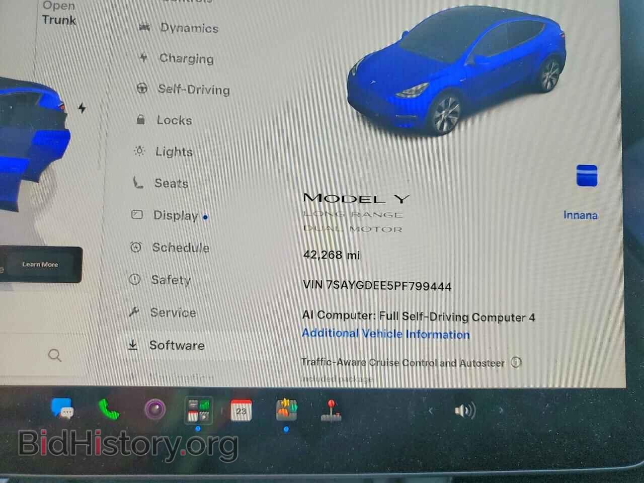 2023 TESLA MODEL Y - VIN: 7SAYGDEE5PF799444 - Photo 9