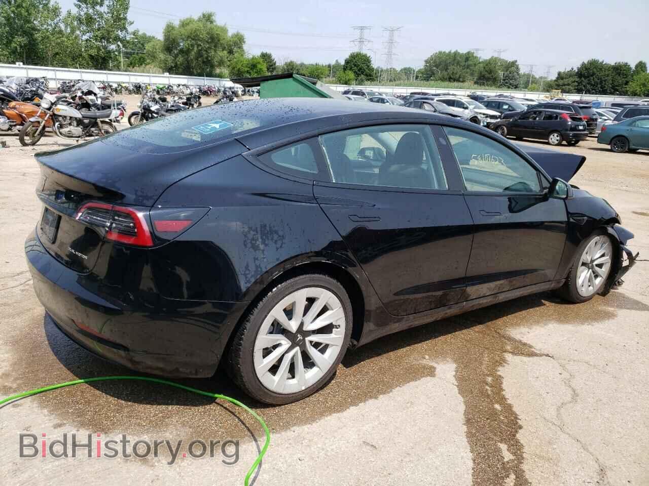 2022 TESLA MODEL 3 - VIN: 5YJ3E1EB9NF291055 - Фото 3