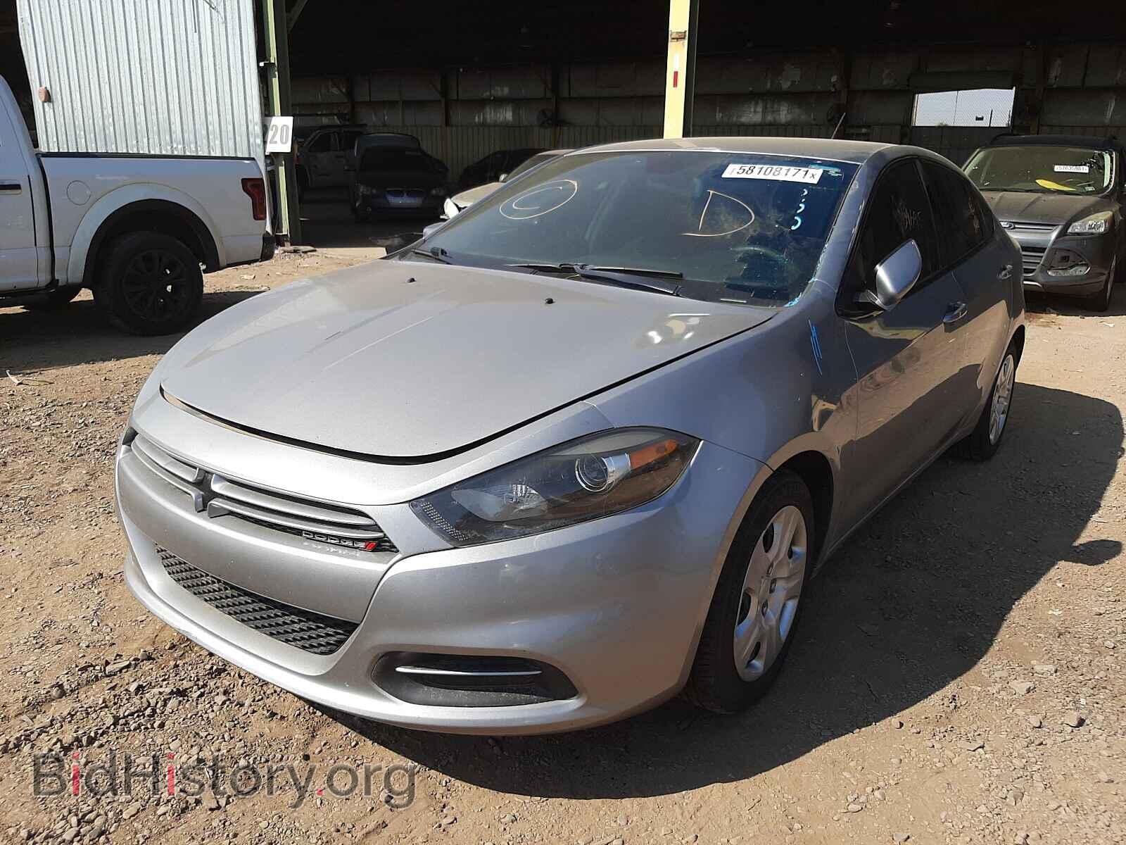 2015 DODGE DART - VIN: 1C3CDFAA0FD252199 - Фото 2