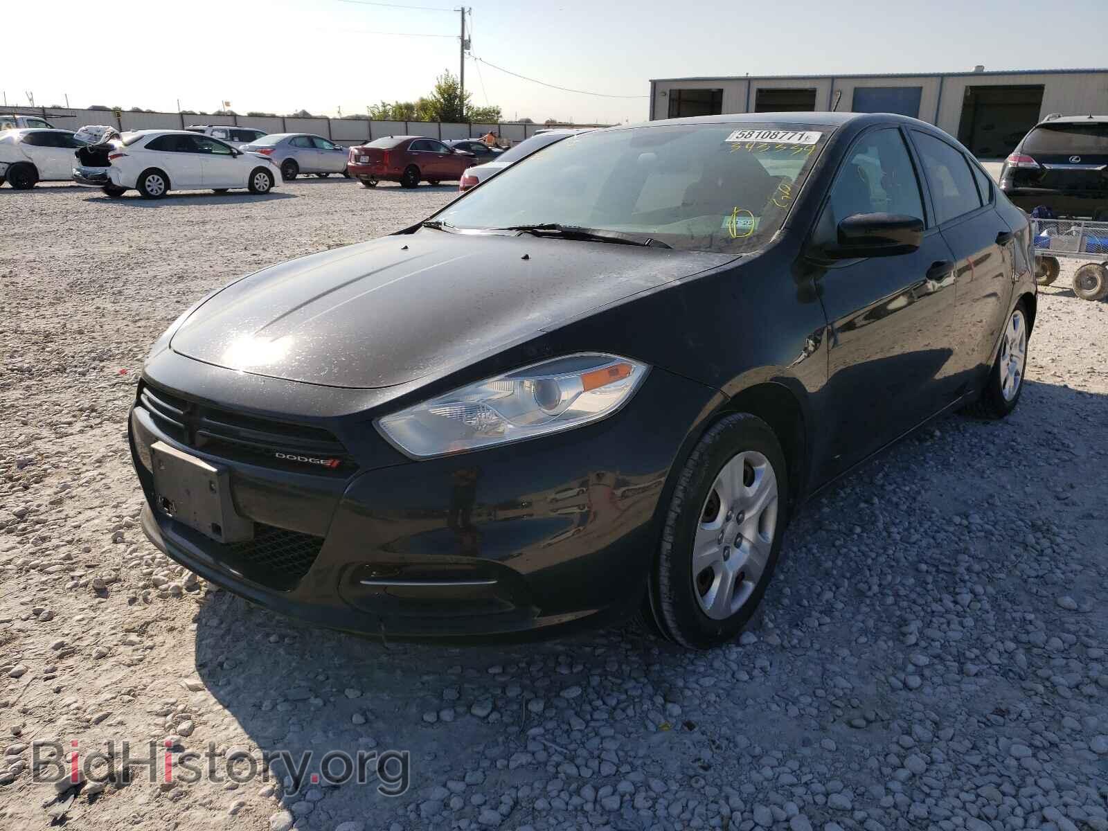2013 DODGE DART - VIN: 1C3CDFAA1DD343334 - Фото 2