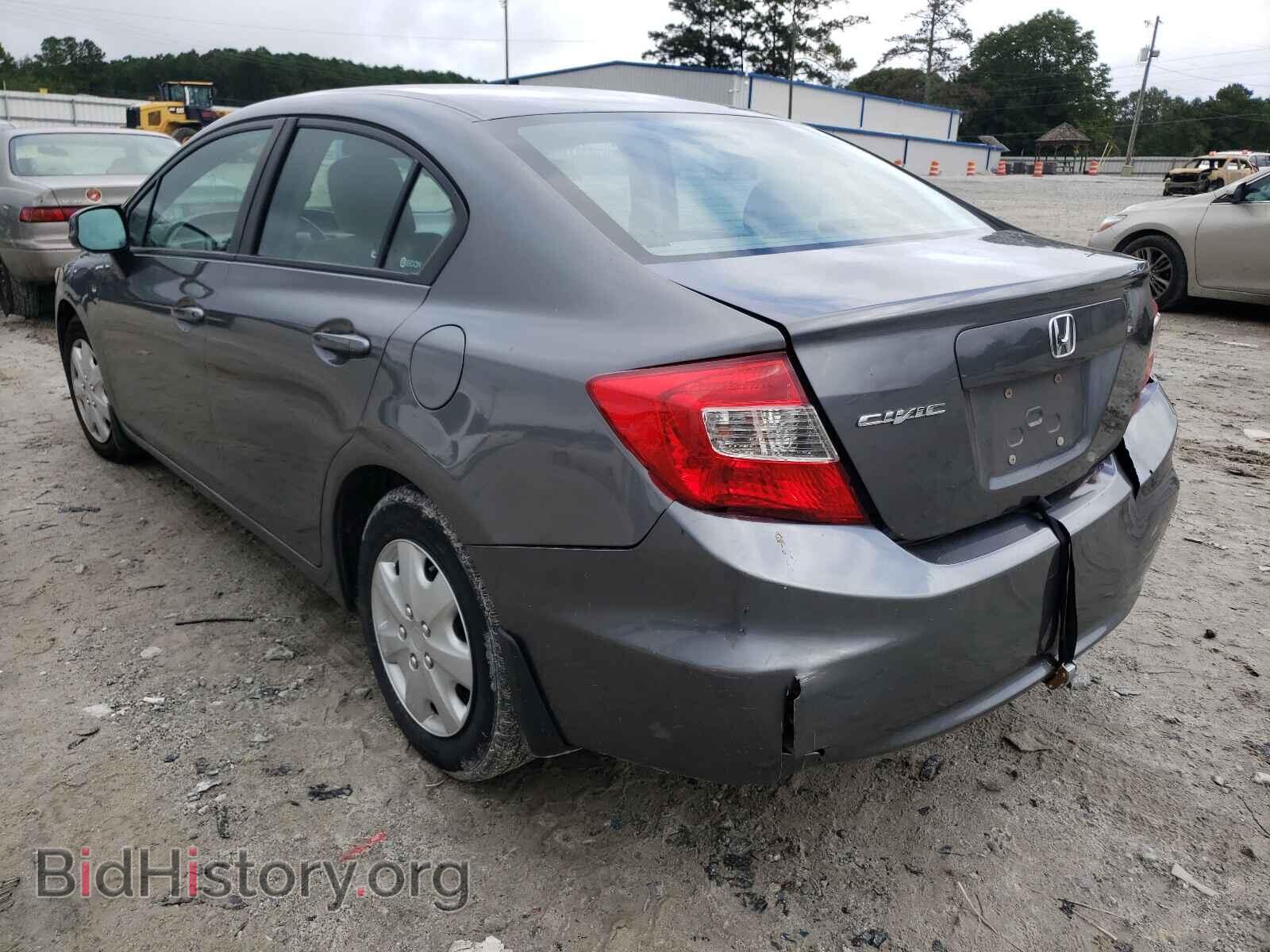 2012 HONDA CIVIC - VIN: 19XFB2F54CE045361 - Фото 3